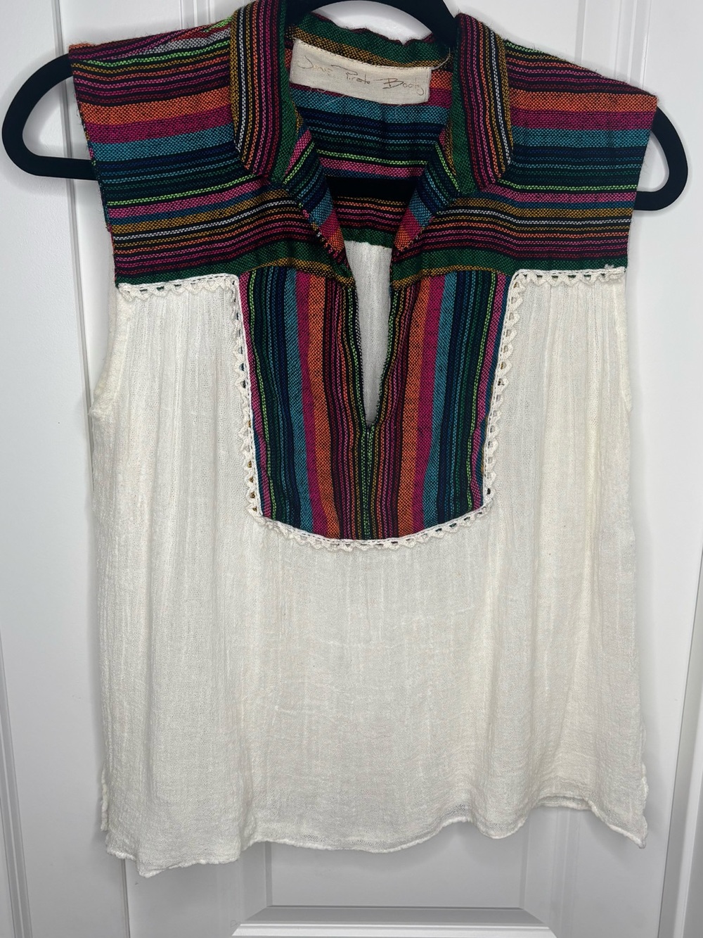 Jen’s Pirate Booty Boho Serape Gauze Tank Top